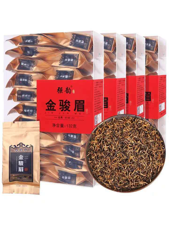 WuYi Jinjunmei tea black tea Jinjunmei Wuyishan Tongmuguan honey flavor tea