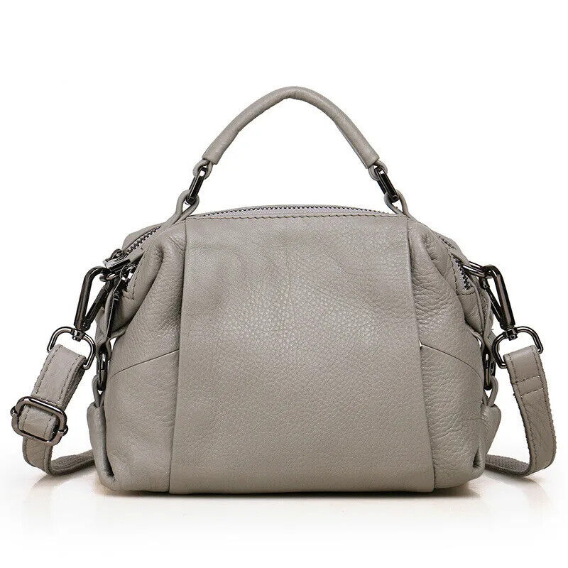 Winter Shoulder Bag Ladies Genuine Handbag Women Cowhide Crossbody Bags