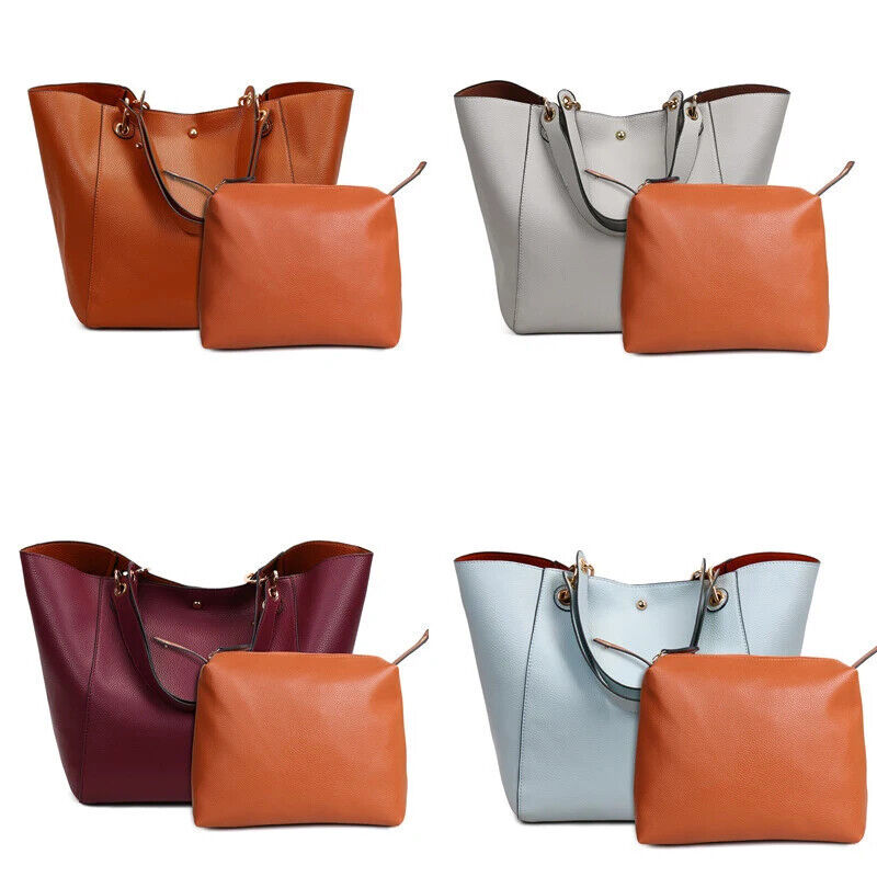 Handbags Women Tote Bag Female Lychee Leather Shoulder Bag Women's Bags