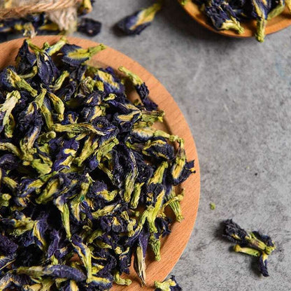 Dried Butterfly Pea Clitoria Ternatea Organic Whole Flower Makes A Healthy Tea