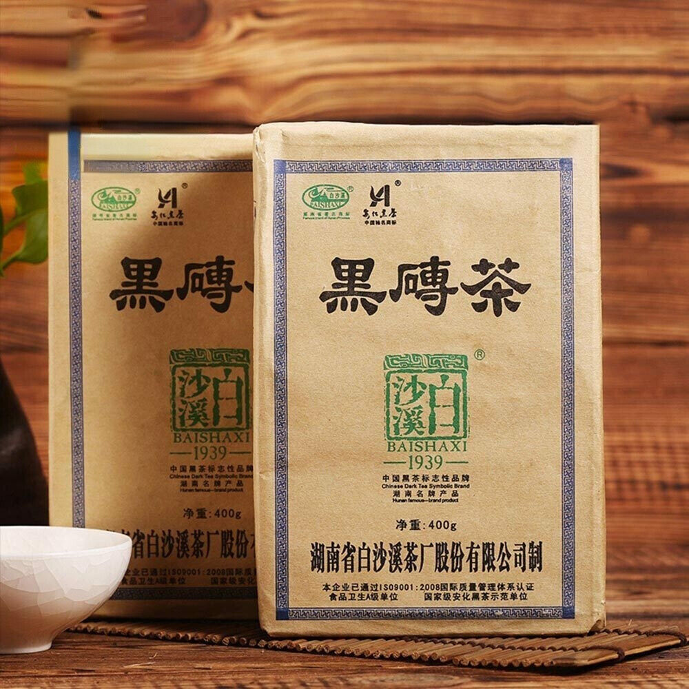 Anhua Baishaxi Hei Zhuan Cha Dark Tea Brick Tea 400g Top-grade China Dark Tea