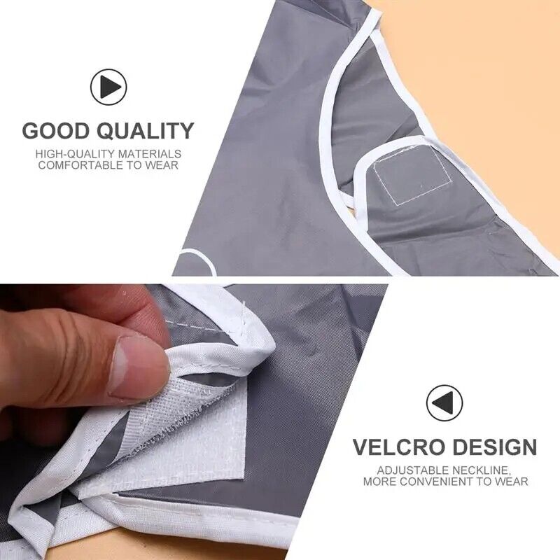 Aprons Long Sleeves Working Clothes Antistatic Waterproof Pet Grooming 58x48x2cm