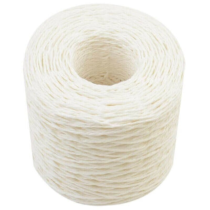 200M 2mm Raffia Paper Cord StrawRope Yarn DIY Crochet Summer Beach Hat Bag Craft
