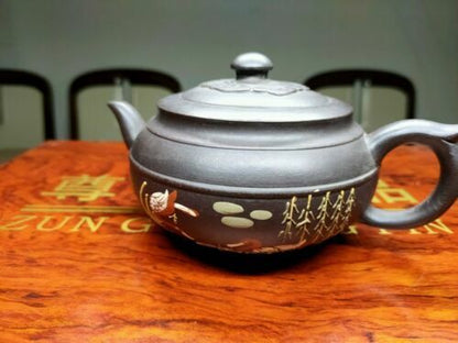 Chinese Yixing Zisha Clay Handmade Exquisite Teapot #6320