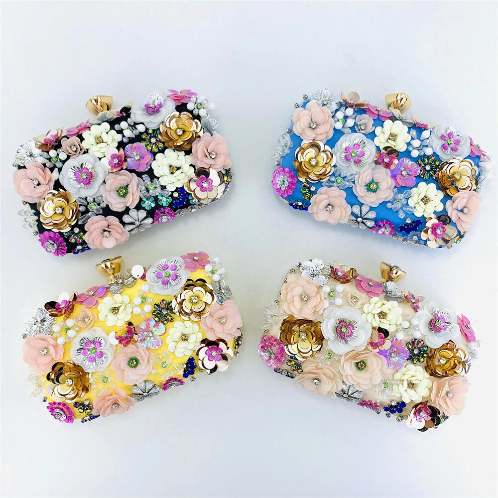 Handbags Women Flower Evening Bags Wedding Bridal Handbags Party Dinner Bag