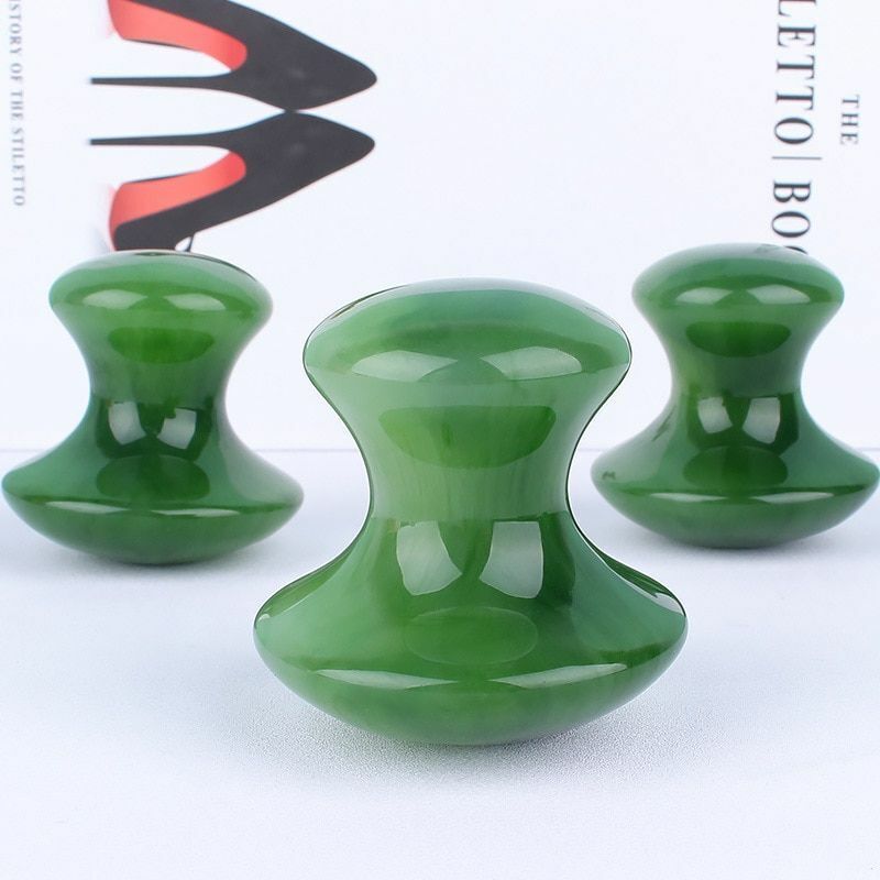 Acupuncture Massagers Scraper Natural Beeswax Facial Spa Therapy Tools 6x4x5.5cm