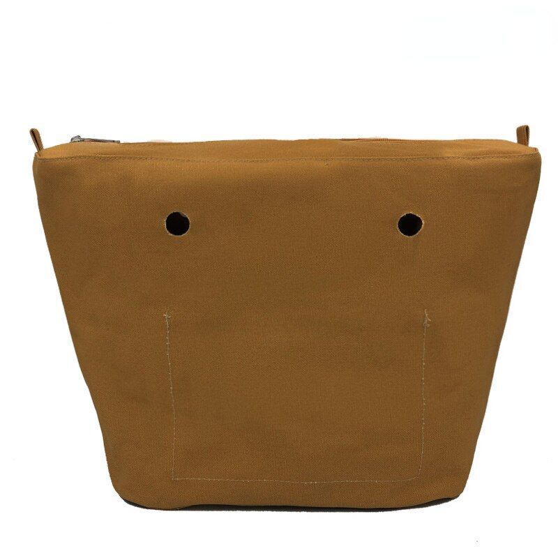 Waterproof Handbag Inner Lining Zipper Pocket Silicone Purse Canvas Accessories
