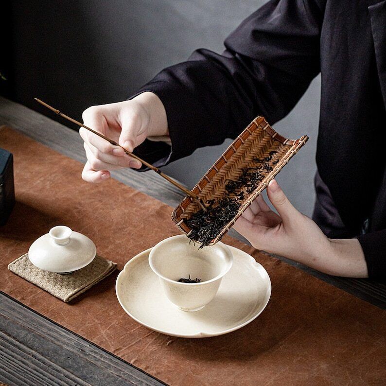 Handmade Natural Bamboo Tea Spoon|Tea Ceremony Accessories
