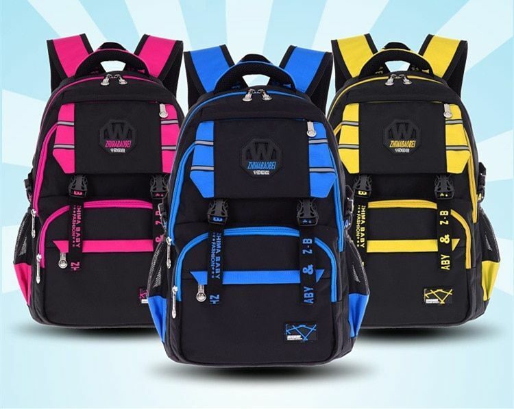 Children Backpack Orthopedic Schoolbags Teenagers Unisex Lightweight Waterproof