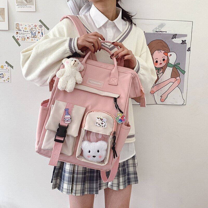 Schoolbag Girl Laptop Bag Travel Shoulders Bag For Women 2023