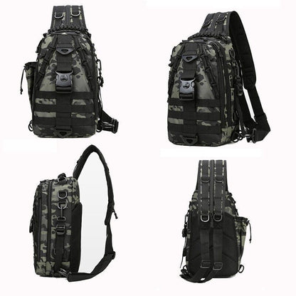 Men's Military Shoulder Bag Army Body Chest Bags Trekking Crossbody Hiking Pack