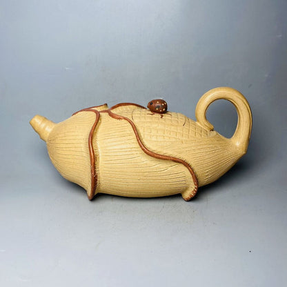 Vintage Chinese Yixing Purple Clay Teapot Zisha Ceremony Exquisite Teaware Art