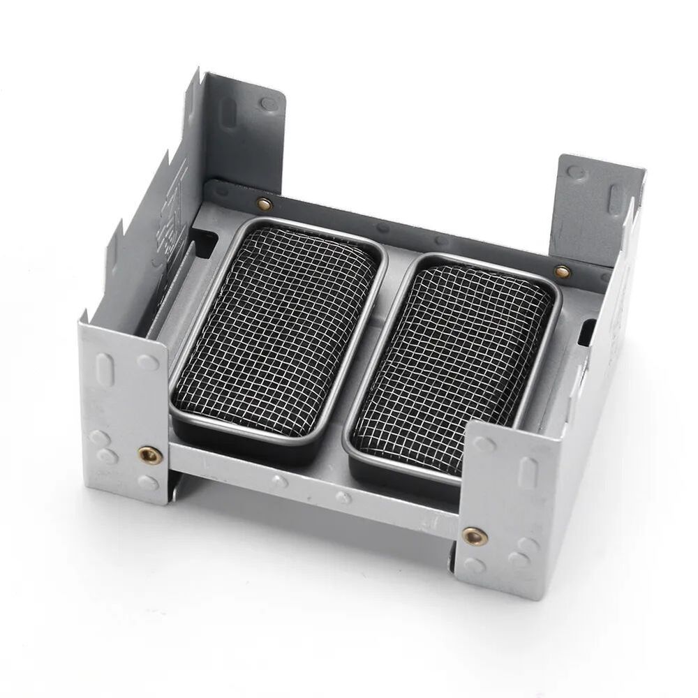 Stainless Steel Outdoor Stove Lightweight Mini Camping Cooking Push-pull Box Kit