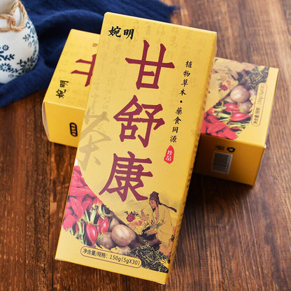 婉明Gan Shukong Tea Yi Gan Sunset Tea Chrysanthemum Cassia Seed Tea