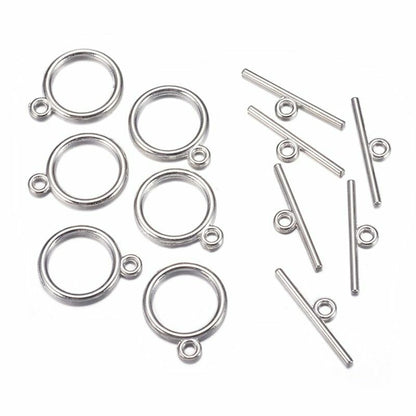 20Sets/Lot Tibetan Style Bracelet Toggle Tbars Clasps Jewelry Making Accessories