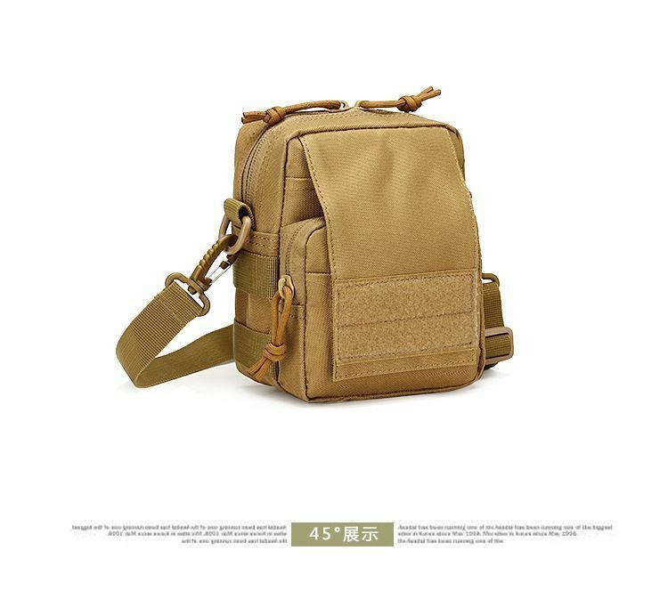 Tactical Pouch Shoulder Waist Bag Waterproof Nylon Multifunction Hunting Travel