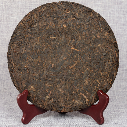 Yunnan Tea Deep Mountain Wild Rhyme Ripe Seven Cakes Tea 357g Ripe Tea Pu'er Tea