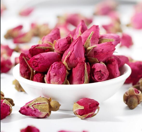 Chinese Flower Tea Organic Red Rose Buds China Herbal Dried Tea Health for Women