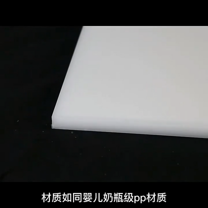 Cutting Board Plastic Food Grade White PP Plate Non Toxic Kitchen Chopping Block