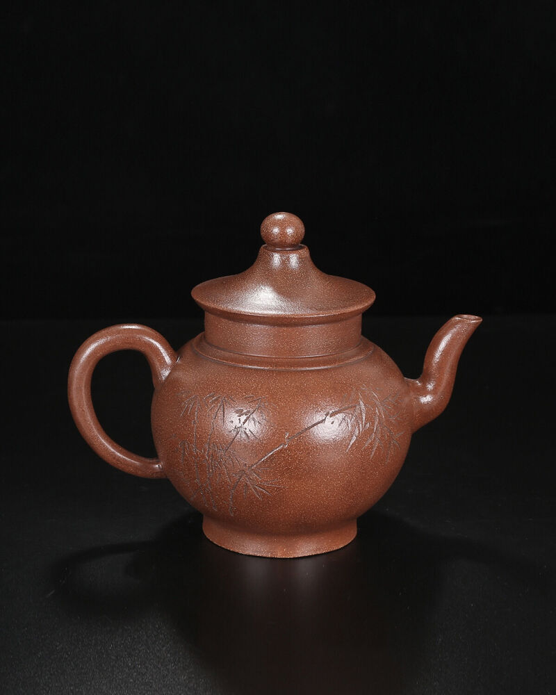 Chinese Yixing Zisha Clay Handmade Exquisite Teapot （茶缘 底款：曼希陶艺）