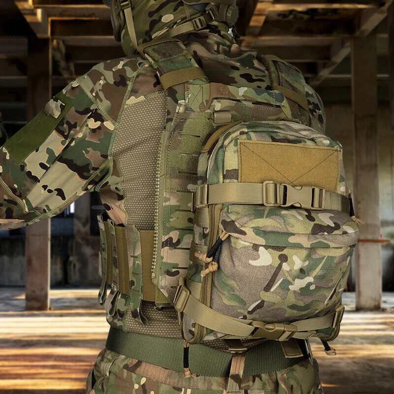 Mini Hydration Bag Outdoor Tactical Backpack Water Bladder Carrier Zipper 1000D