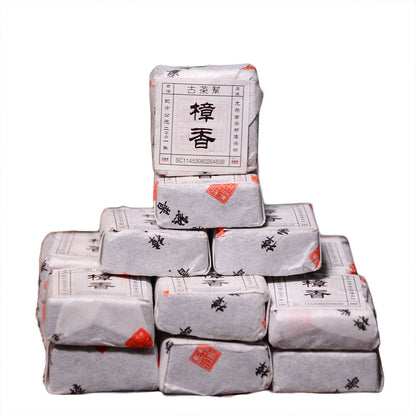 500g camphor puerh ripe tea small square brick Yunnan mini small tuo Menghai tea