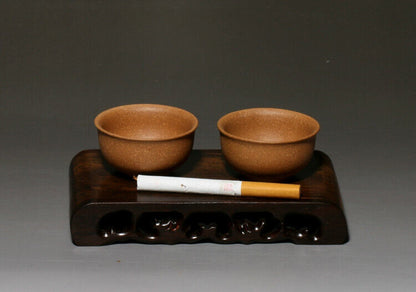 2 tea cup marked real yixing zisha duan clay kungfu tea cups handmade cup of tea