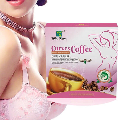 12g*16bags Curves Coffee Breast Enhancement Big Breast Herbal Instant Coffee