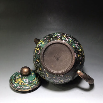 vintage chinese yixing purple clay teapot zisha ceremony teaware collection rare