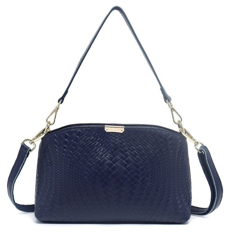 Luxury Artificial Leather Shoulder Bag Messenger Cotton Crossbody Shell Blue Red