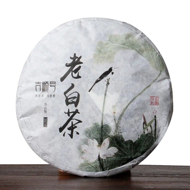 Yunnan White Tea Pu'er Tea Cake Weight Loss Chinese Bud Tea 357g-