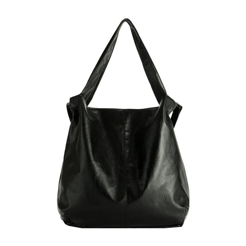 Tote Bag Women Tend Female Simple Large Retro Shoulder Side Bag Handbags