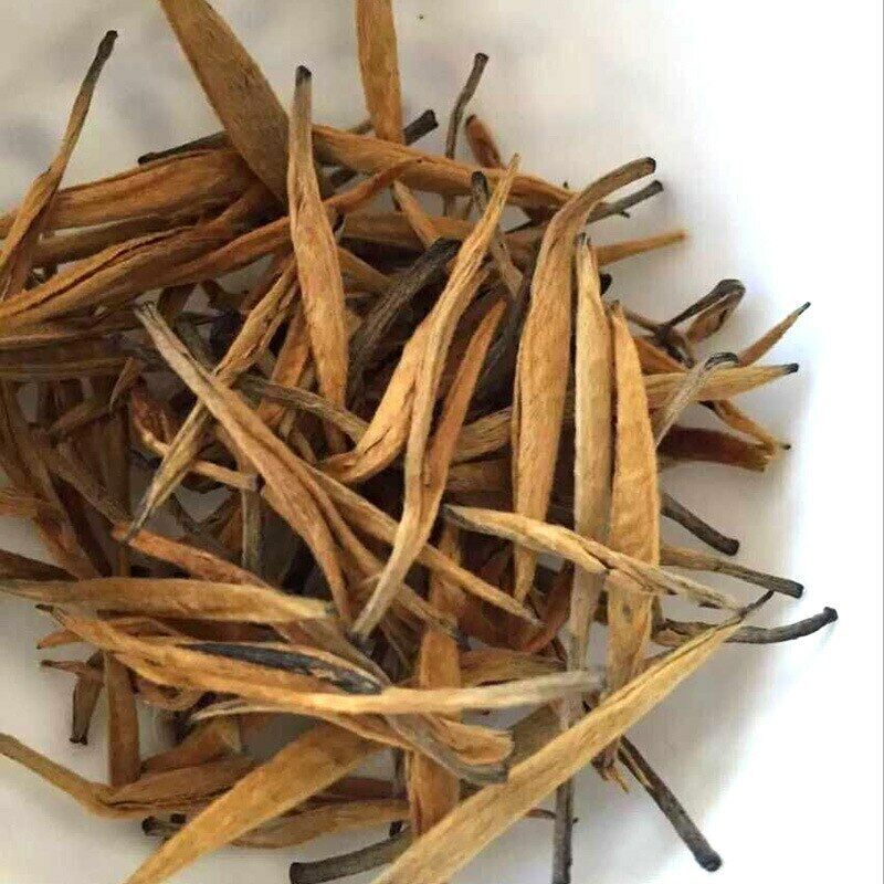 Dian Hong Gold Needle Jinya Golden Monkey Chinese Tea Yunnan Black Tea 150g