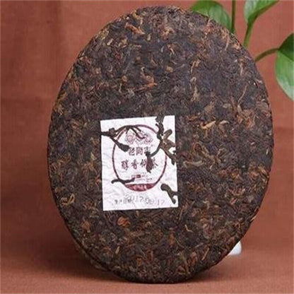 357g Yunnan Puerh Tea 7598 Ripe Pu-Erh Tea Cake Ancient Tree Black Tea Gift