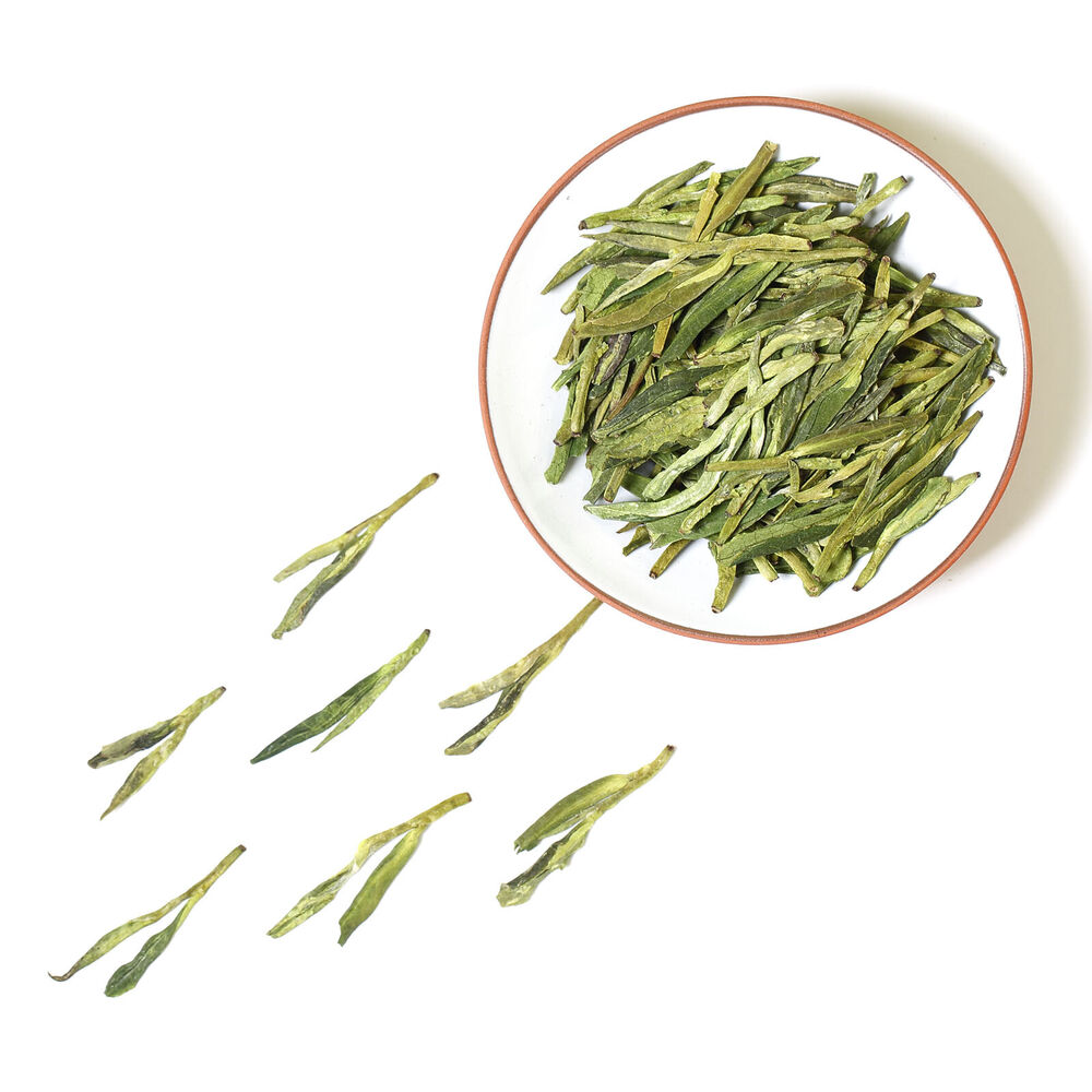 Premium Spring Anji Bai Cha Long Jing White Dragon Well GREEN TEA