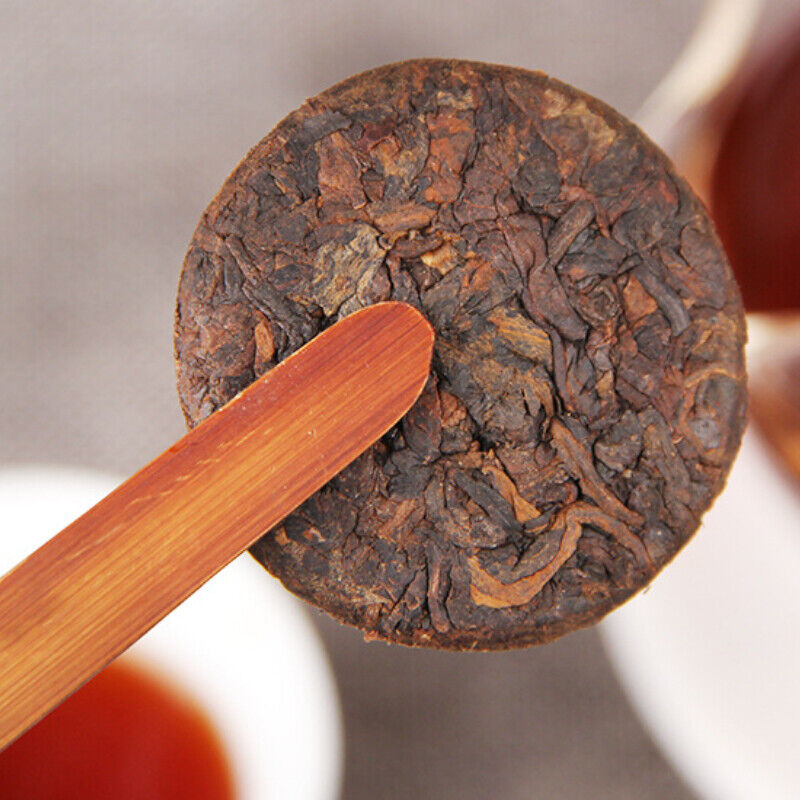 200g Ripe Tea Pu'er Small Tea Column Tea Cake Fermented Craft Tea Health Care