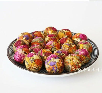 Premium Imperial handmade Dried Flowers ball Yunnan pearl Flowers Tea