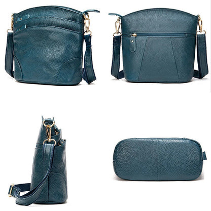 Women Messenger Bags Cow Crossbody Shoulder Bag Handbags Phone Bag Girls