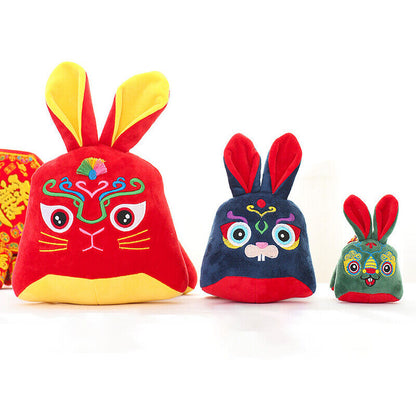 Rabbit Year Spring Festival Cute Doll Zodiac Plush Toy Chinese Traditional Gifts