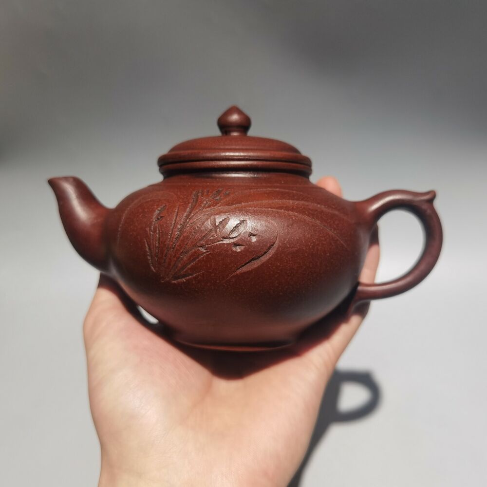 chinese yixing purple clay teapot tea set cute fine claypot pouring pot zisha c