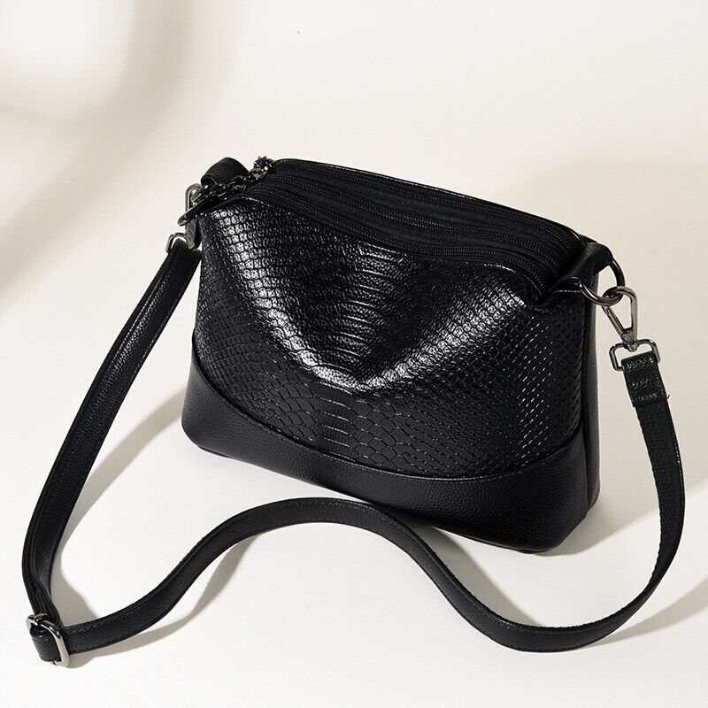 Mom Bag Shoulder Messenger Bag Multilayer Soft Leather Bag Satchel Wallet