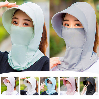 Women Summer Sun Hat Version Hat Wide Brim Neck Cover Hat Anti-UV