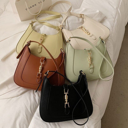Underarm Shoulder Side Bags Women PU Leather Ladies Handbags And Purses