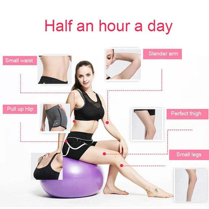 Yoga Ball Exercise Anti Burst Fitness Balance Workout Stability US 75''-85''