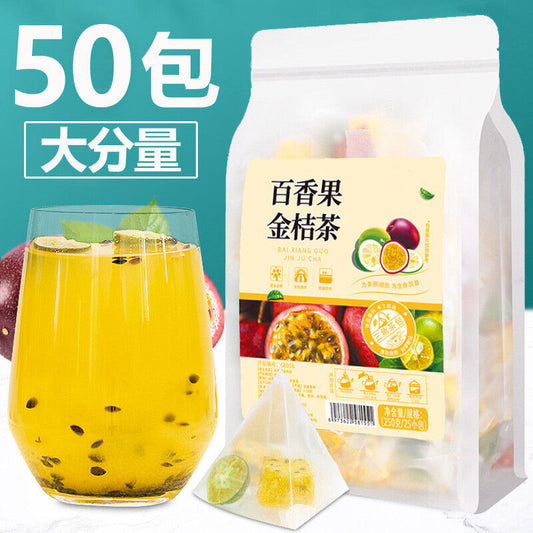 Citrus Fruit Tea Cold Brew Drink Freeze-dried Green Orange Flower Tea Bag 250g