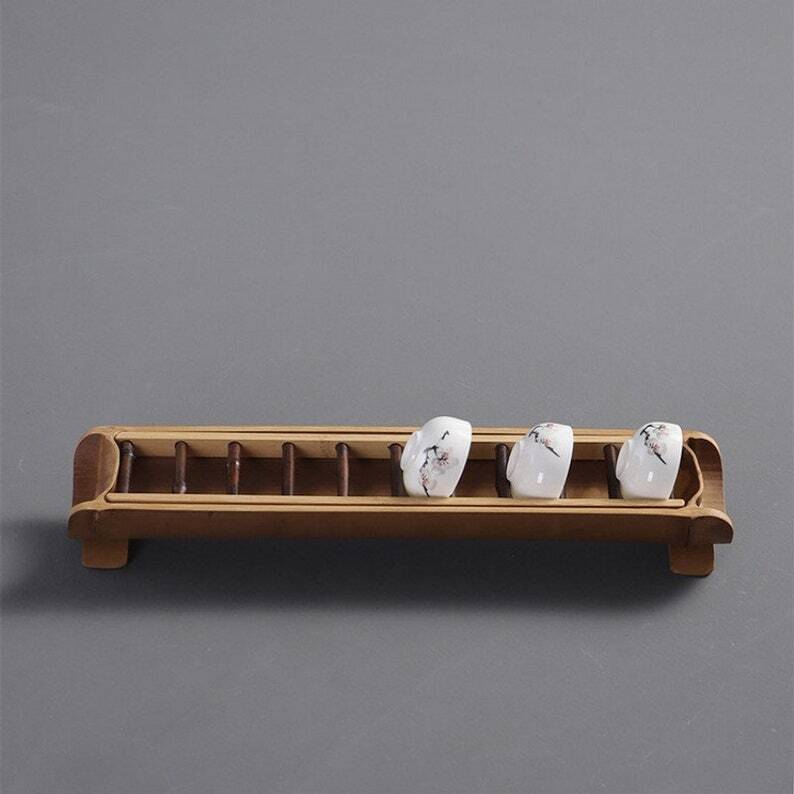 Handmade Natural Bamboo Cup Holder|Tea Accessories
