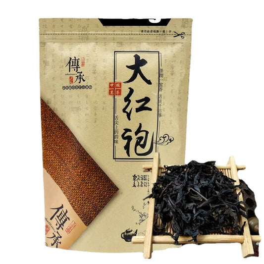 250g Kraft Paper Bag Da Hong Pao Tea Shuixian Wuyi Big Red Robe Oolong Tea