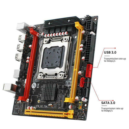X79 Motherboard LGA 2011 DDR3 REG ECC RAM Support Xeon V2 V1 Core i7 Processor