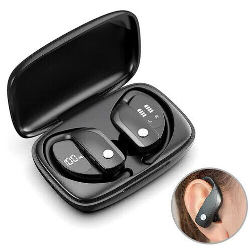 Bluetooth Headset 5.0 TWS Wireless Earbuds Headphones Stereo Ear Hook Sport