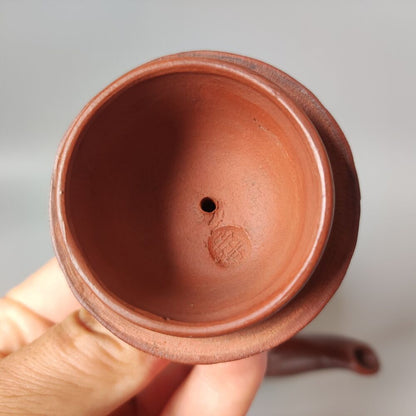 Vintage Chinese Yixing Purple Clay Teapot Zisha Ceremony Painted Fine Teaware